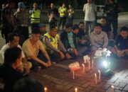 Kapolresta Temui Komunitas Ojol dan Aktivis Mahasiswa Yang Menggelar Aksi Solidaritas Tabur Bunga Depan Mapolresta Tangerang