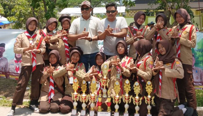 SMPN 3 Mekar Baru Raih Juara Umum GLTT 2025 dalam Rangka HUT Pramuka Kwartir Ranting Mekar Baru