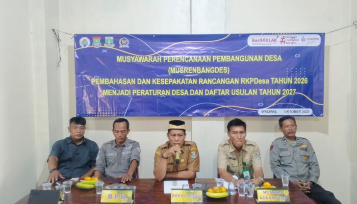 Musrenbang Desa Waliwis Bahas Rencana Pembangunan Tahun 2026 dan Usulan Tahun 2027