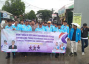 Camat Mekar Baru Ikuti Pawai Defile Pekan Olahraga Kabupaten (PORKAB) VI Tahun 2025