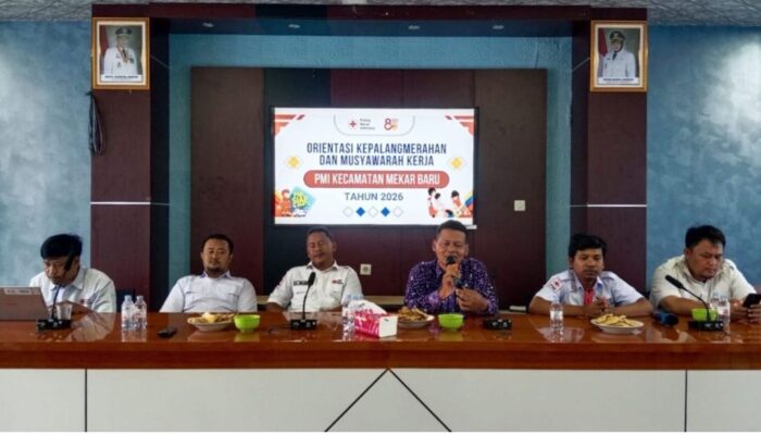 Pasca Dilantik, Pengurus PMI Mekar Baru Susun Program Kerja 2026