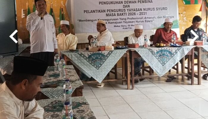 Bahrudin Pimpin Yayasan Nurus Syuro 2026-2031, Usung Kepengurusan Amanah dan Profesional