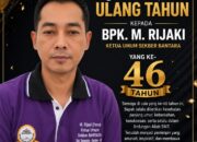 Pimpinan dan Pendiri Padepokan Pusaka Siliwangi Ucapan Selamat Ulang Tahun ke-46 untuk Ketua Umum Sekber Bantara