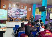 Seminar Anti Judi Online dan Pinjol Ilegal Digelar KKM UNIBA Bersama Pemdes Mekar Baru